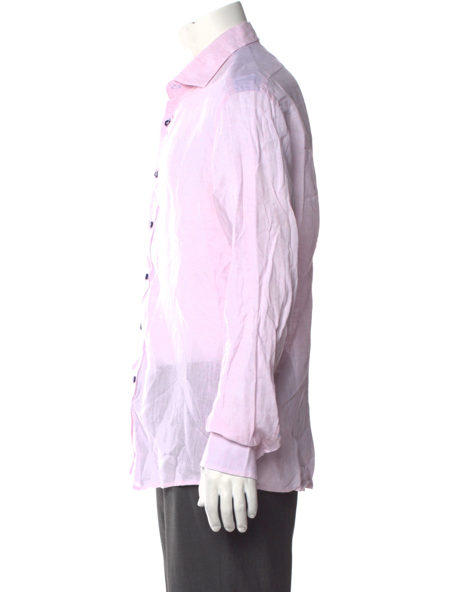 Sand Linen Long Sleeve Dress Shirt