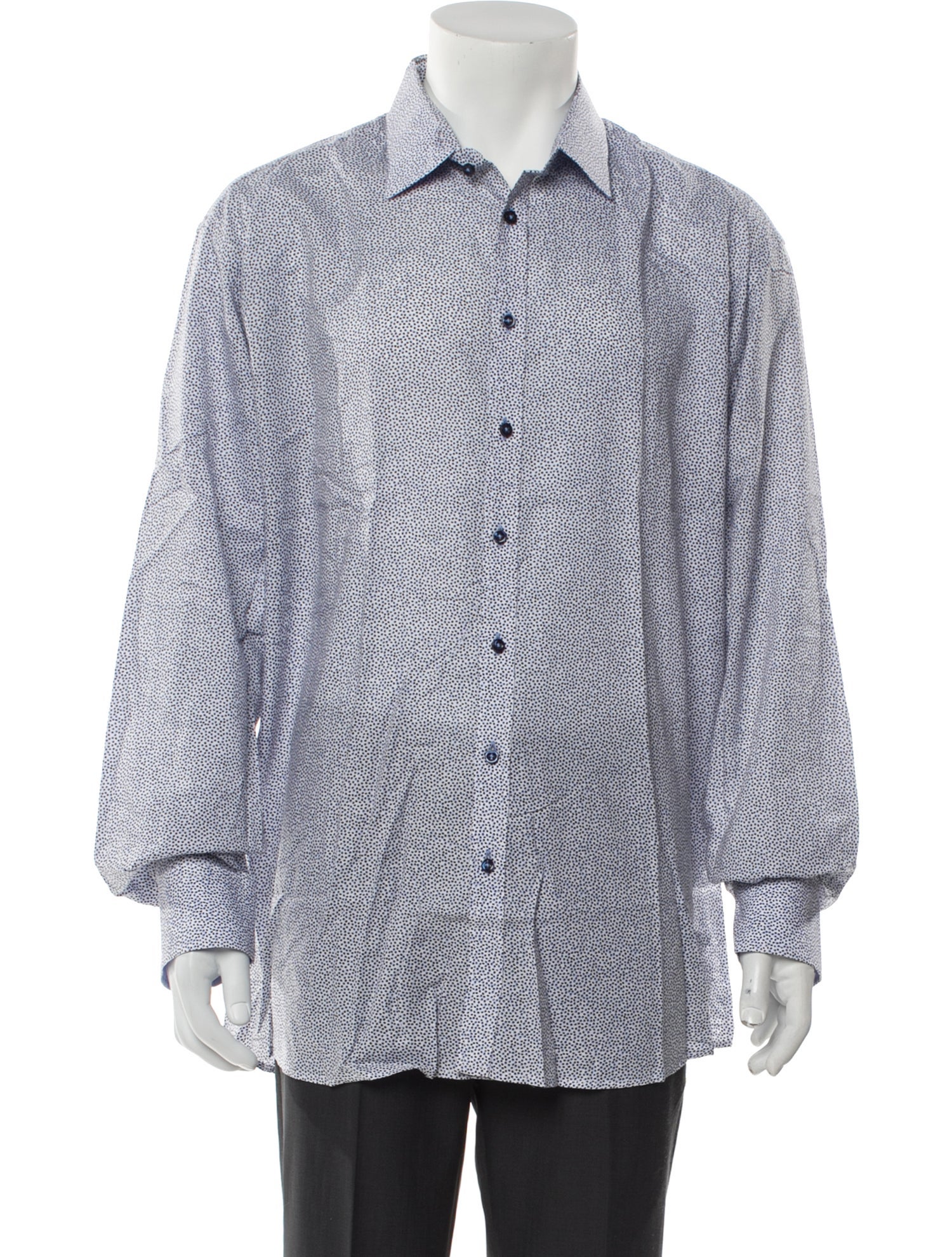 Sand Polka Dot Print Long Sleeve Shirt