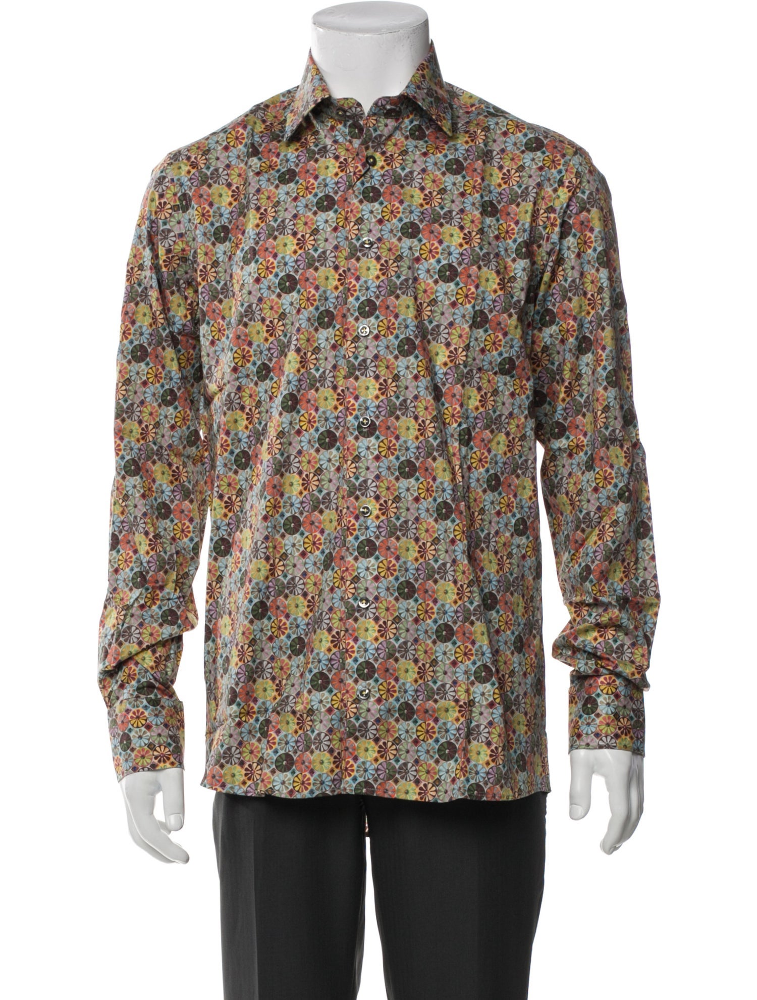 Sand Printed Long Sleeve Shirt w/ Tags