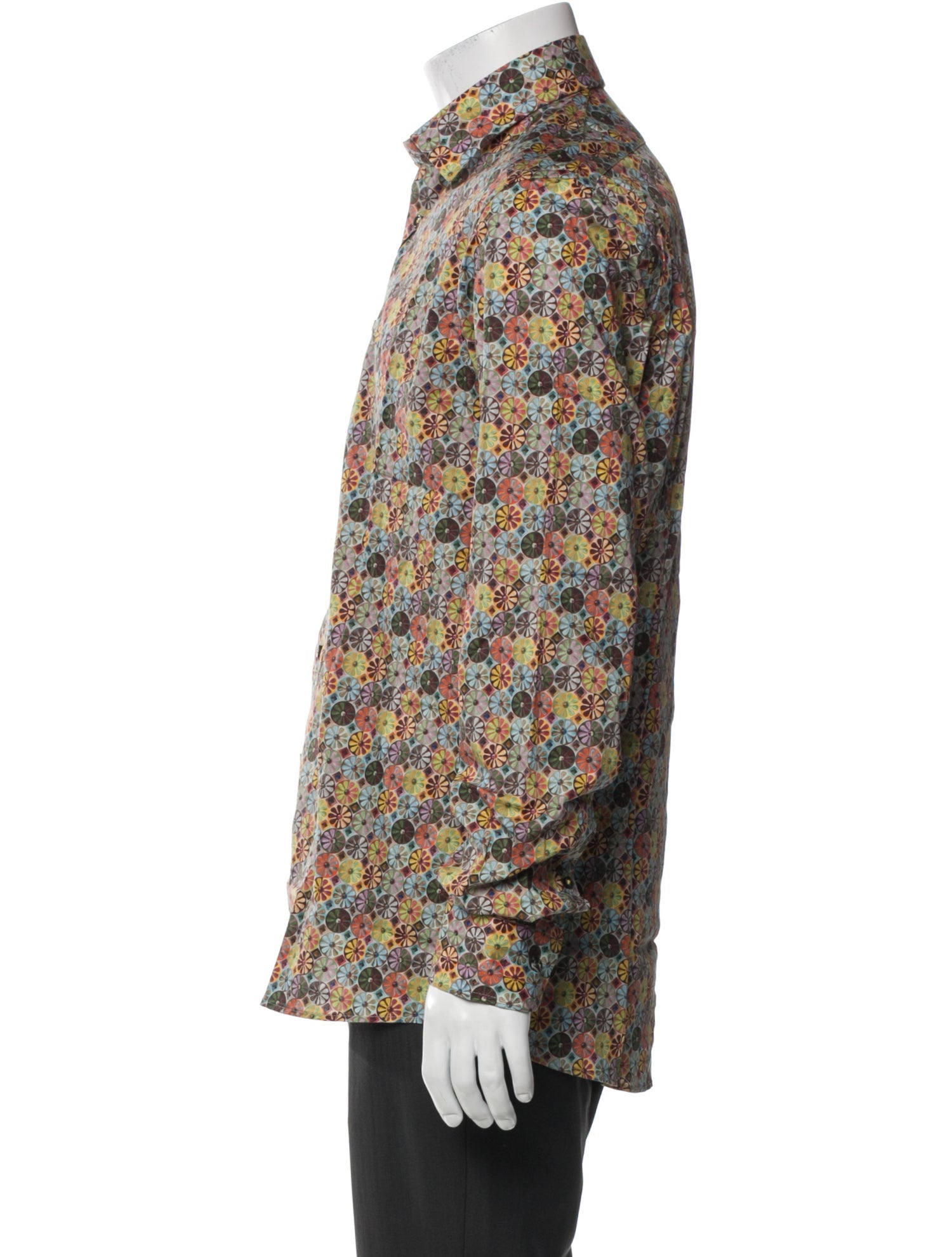 Sand Printed Long Sleeve Shirt w/ Tags