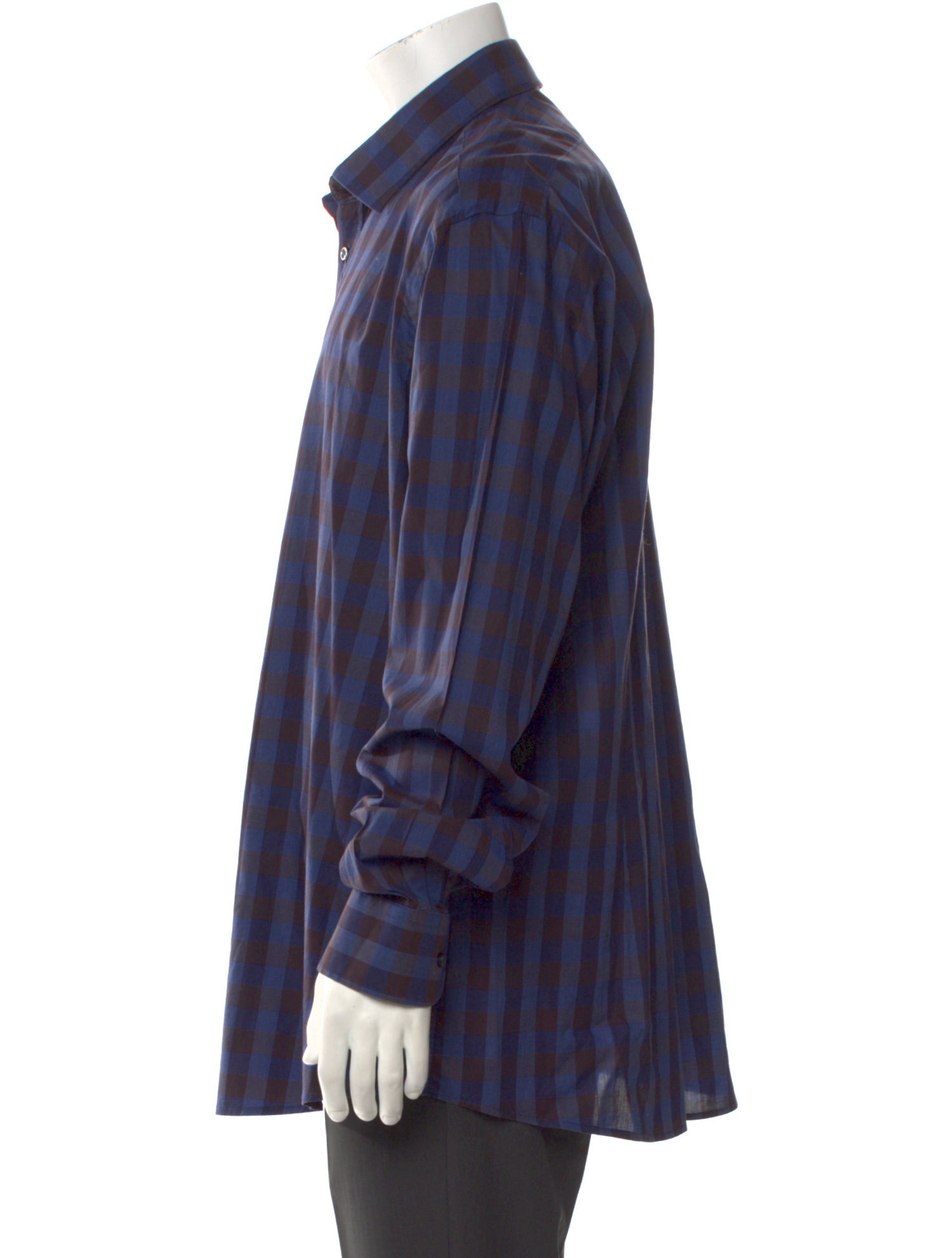 Sand Plaid Print Long Sleeve Shirt