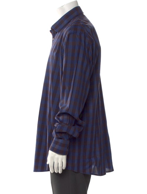 Sand Plaid Print Long Sleeve Shirt