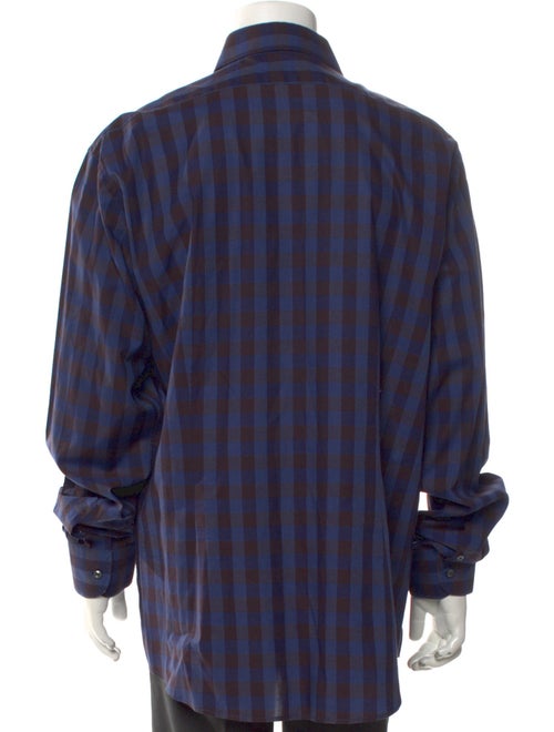 Sand Plaid Print Long Sleeve Shirt