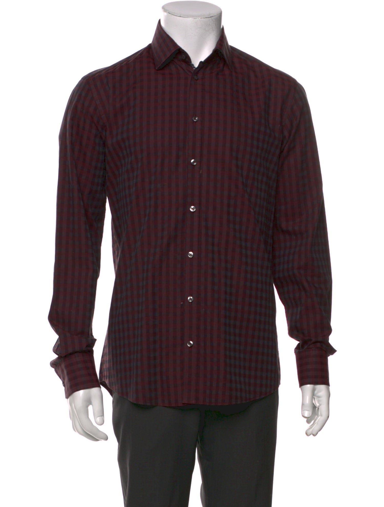 Sand Plaid Print Long Sleeve Shirt