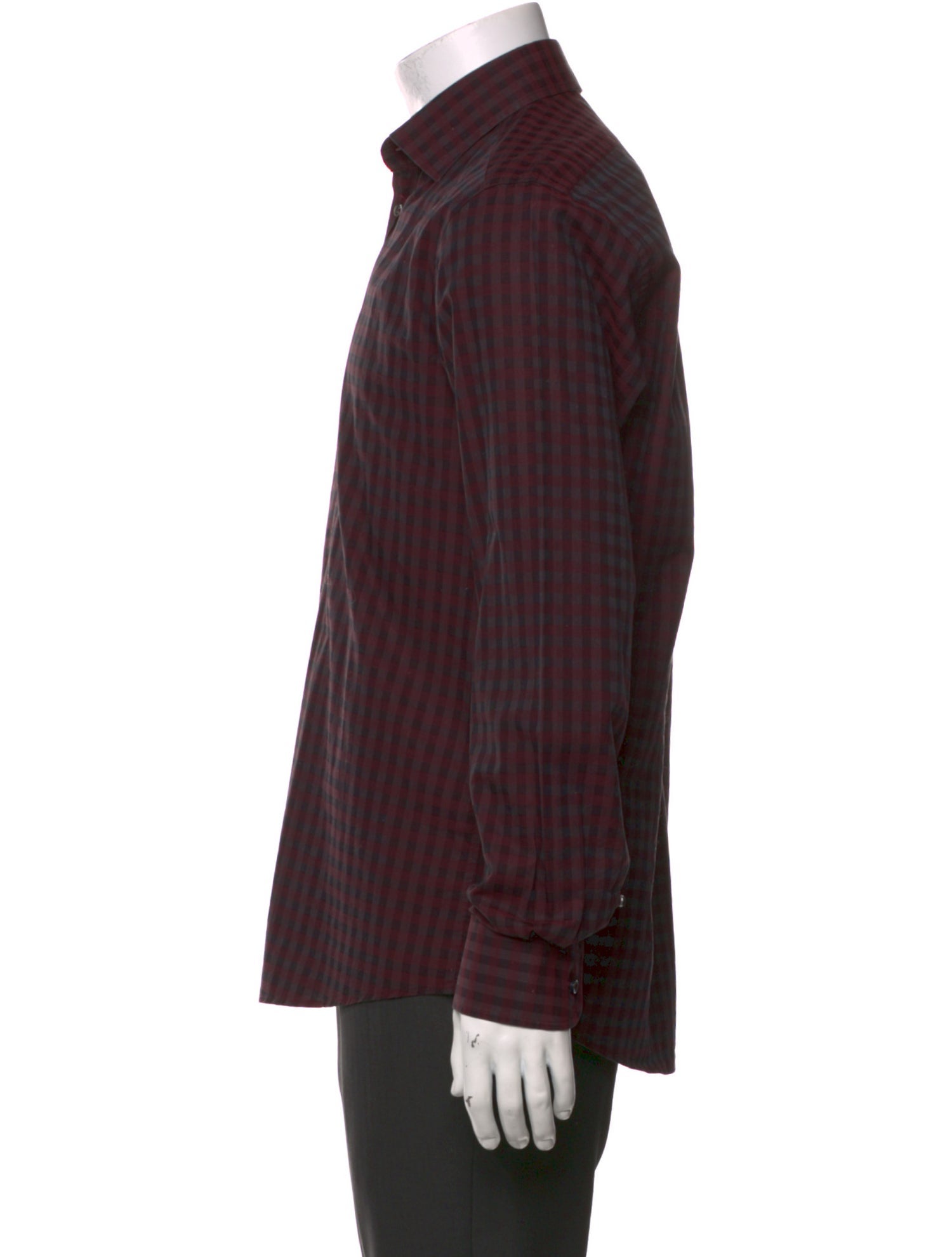 Sand Plaid Print Long Sleeve Shirt