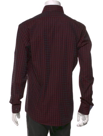 Sand Plaid Print Long Sleeve Shirt
