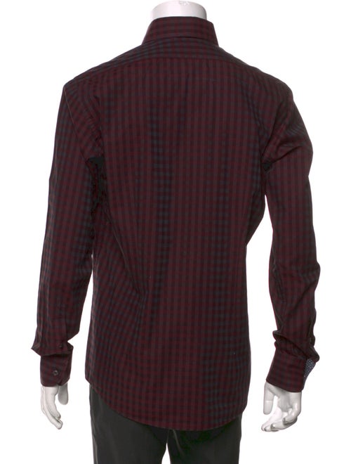 Sand Plaid Print Long Sleeve Shirt