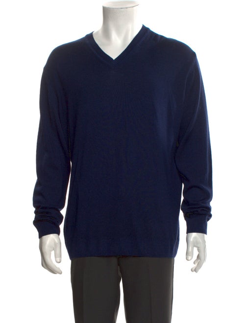 Sand Merino Wool V-Neck Pullover