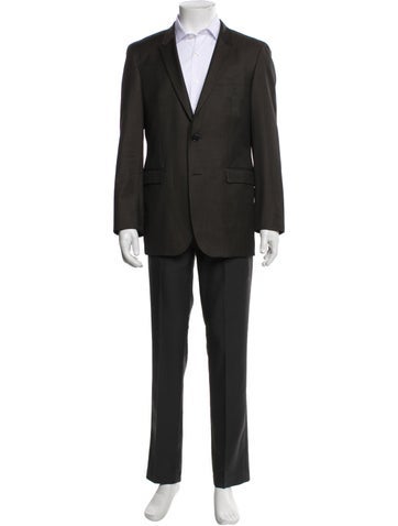 Pre-owned Sand Wool Blazer In Black