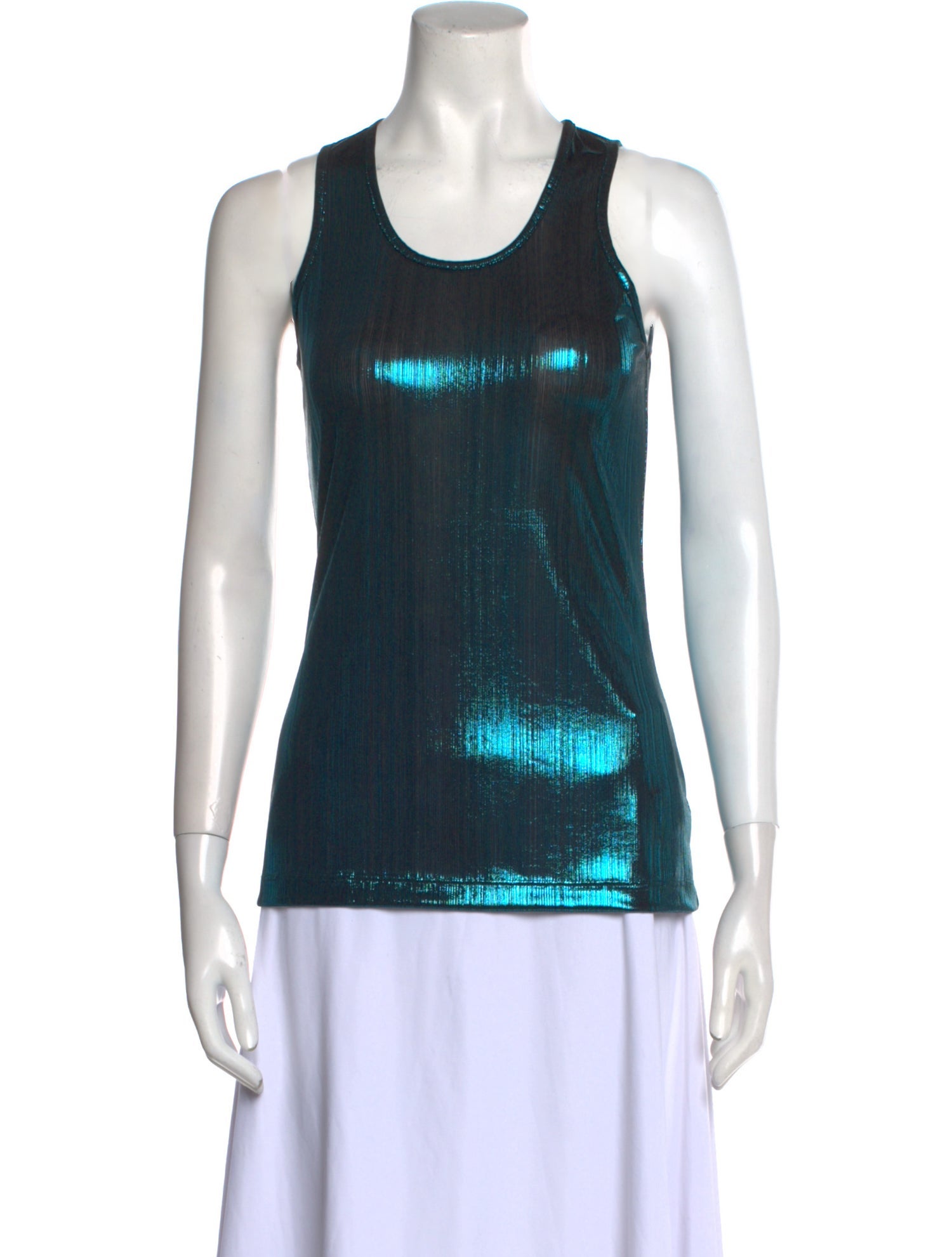 Zaid Afas Scoop Neck Sleeveless Top