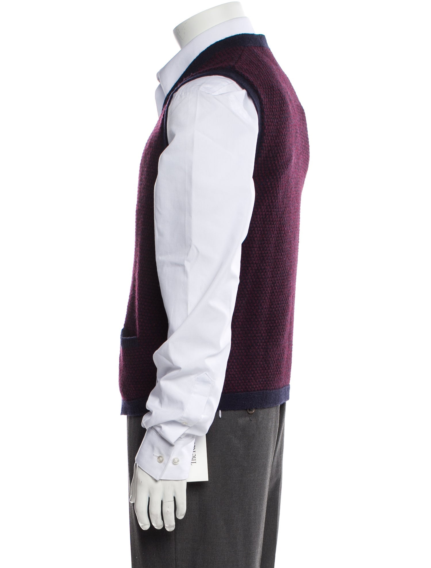 Zanone Virgin Wool V-Neck Sweater Vest w/ Tags