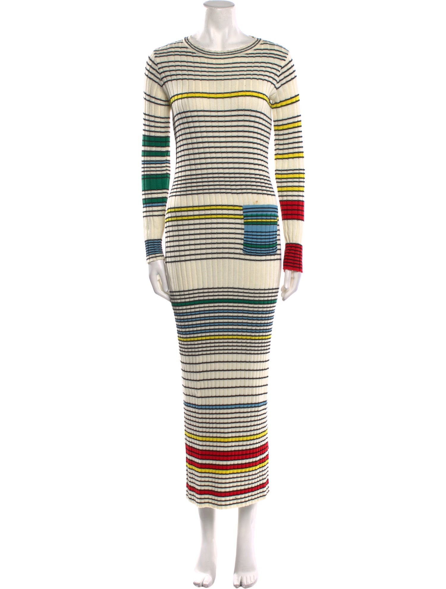 Zankov Striped Long Dress
