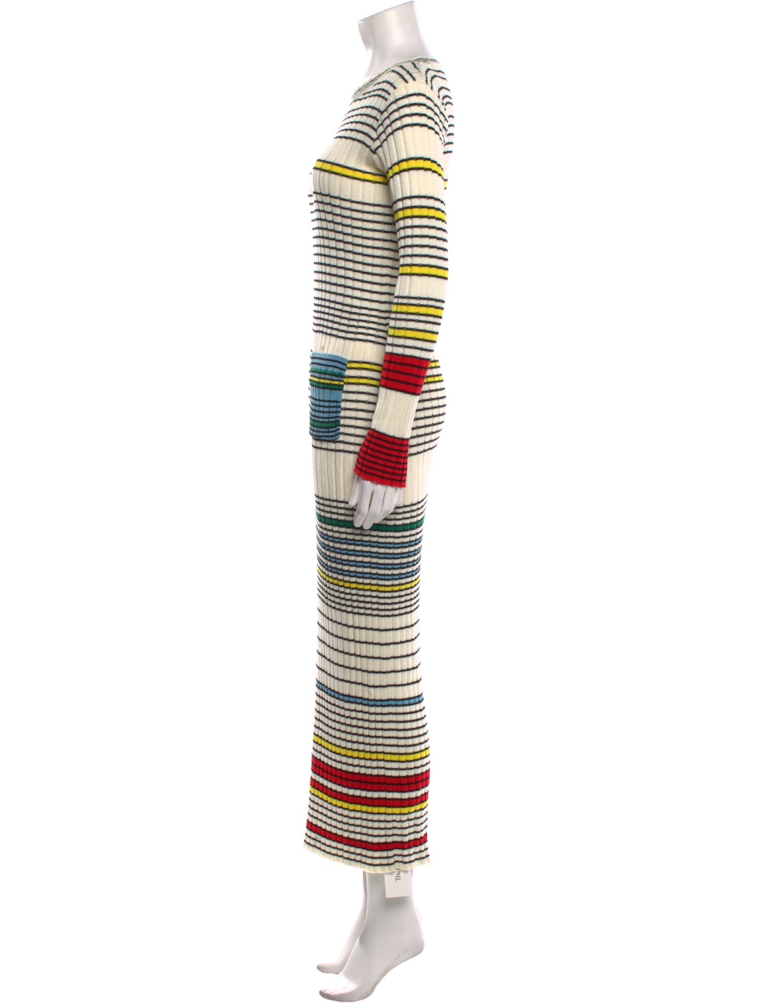 Zankov Striped Long Dress