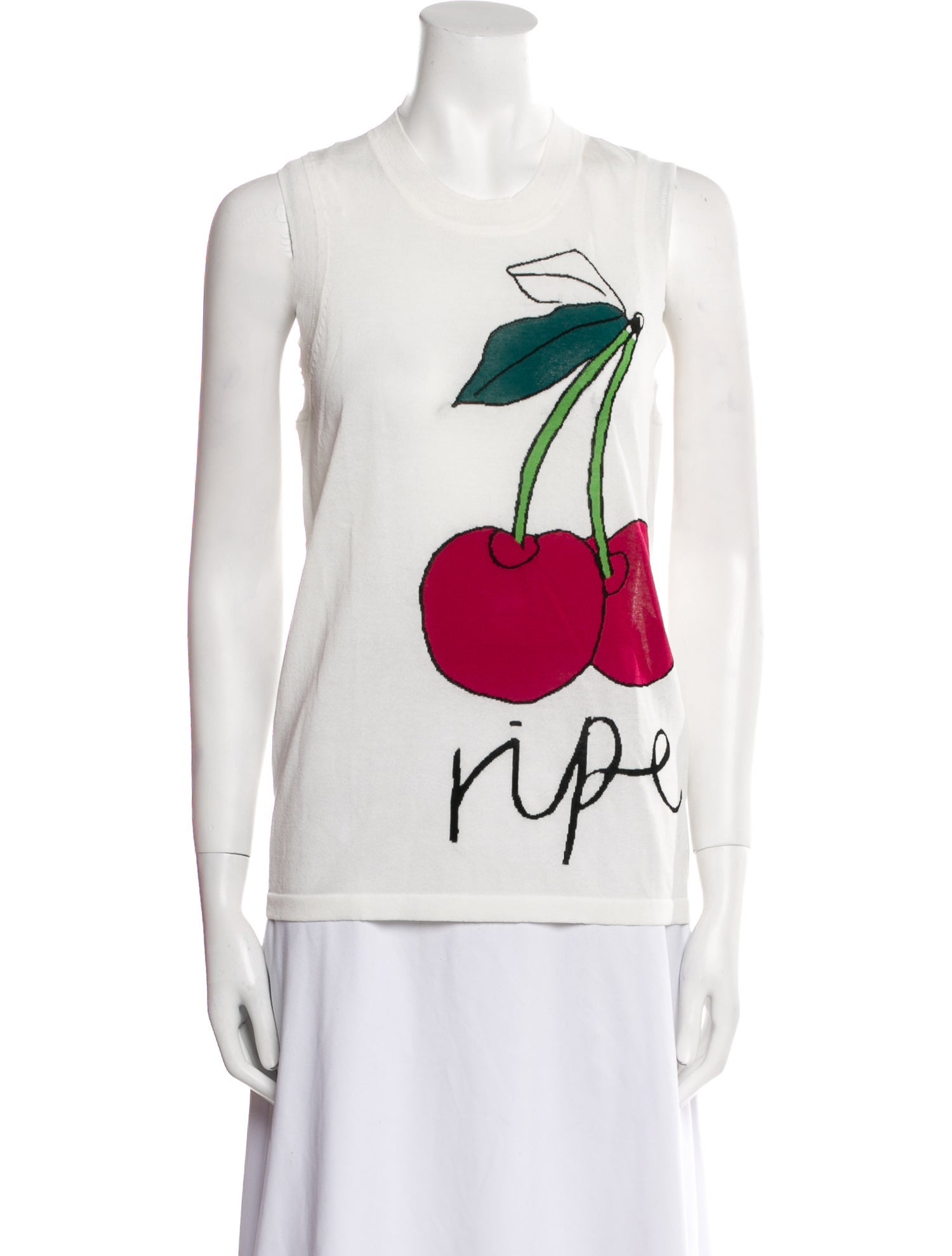 Zankov Graphic Print Crew Neck Top w/ Tags