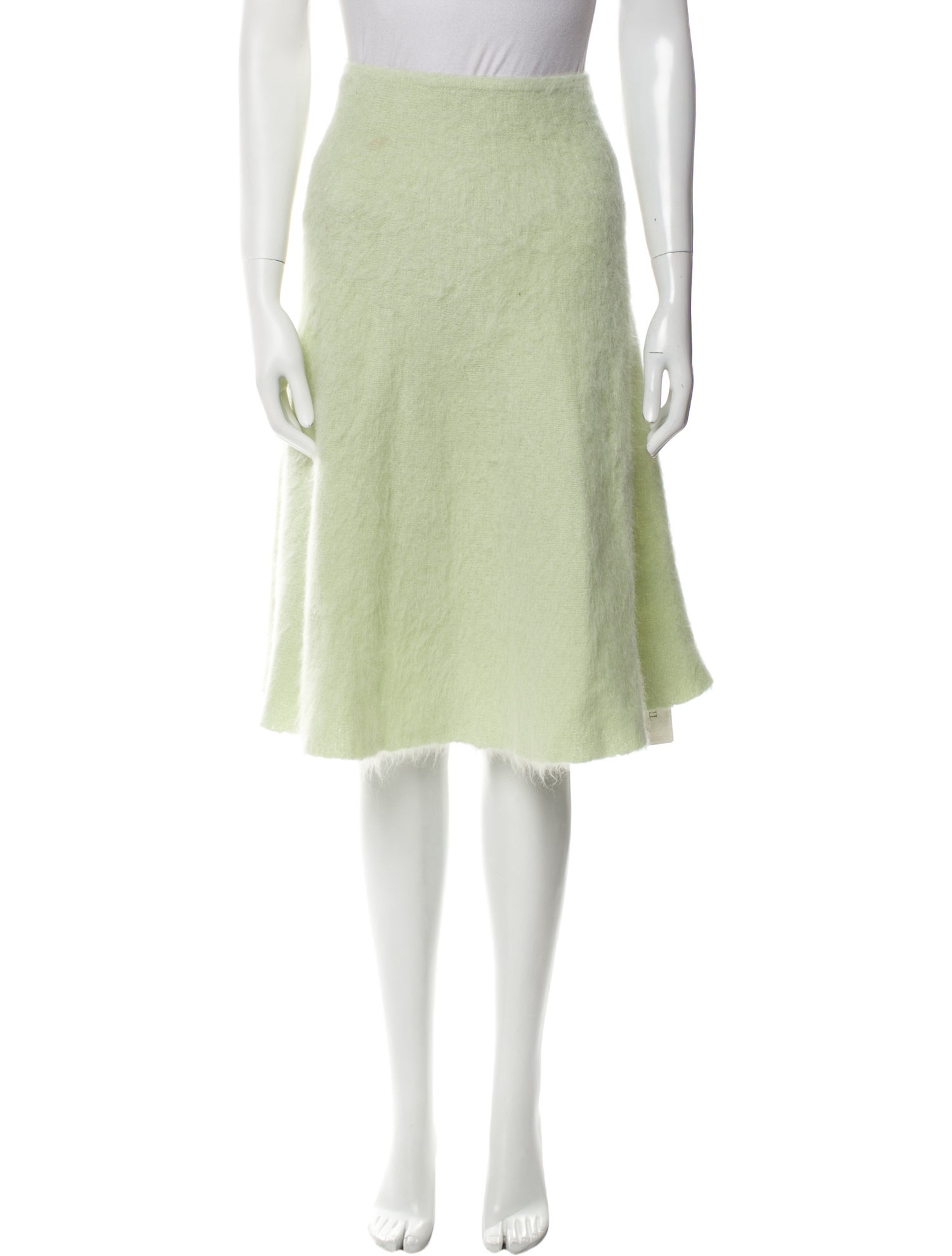 Zankov Mohair Knee-Length Skirt