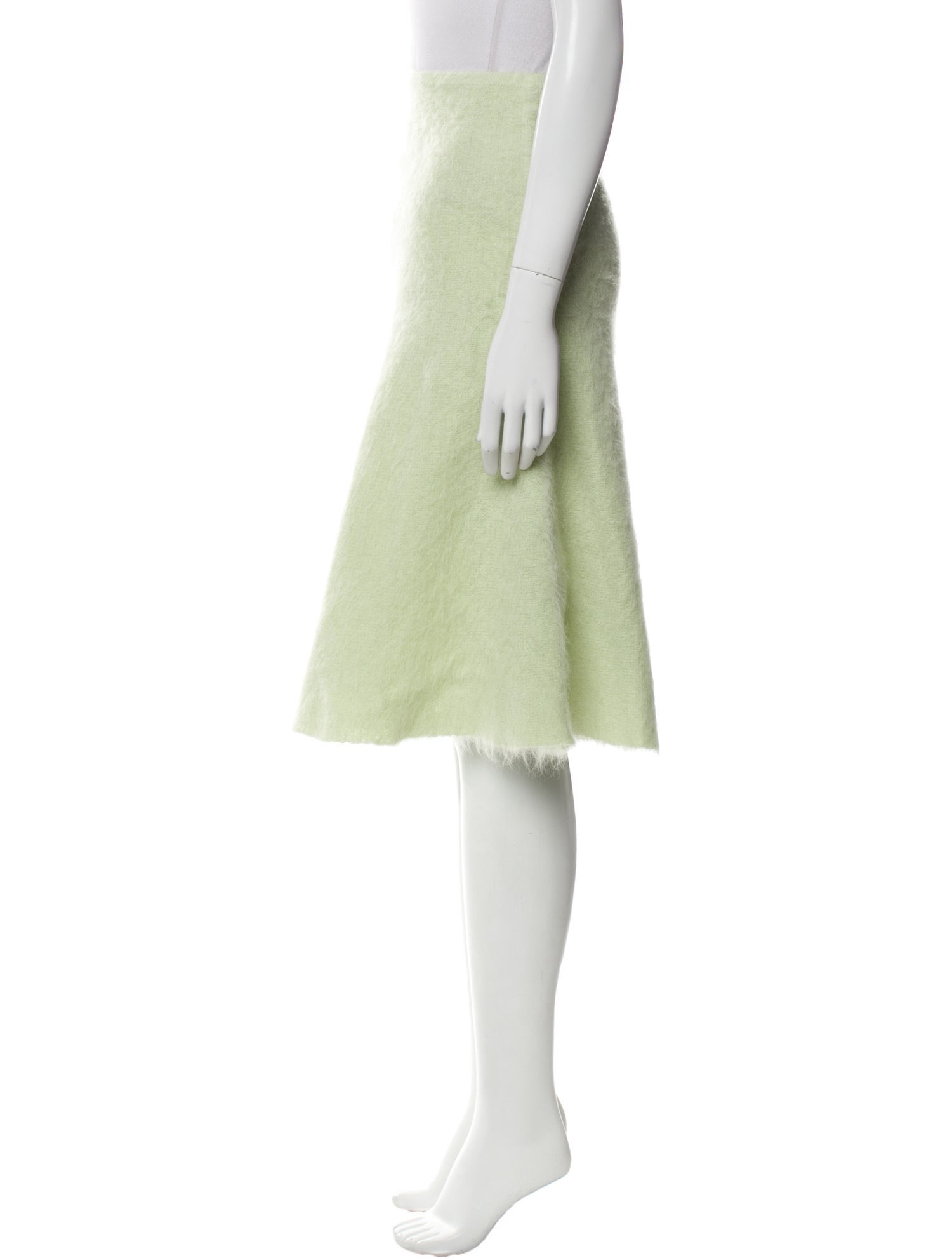 Zankov Mohair Knee-Length Skirt