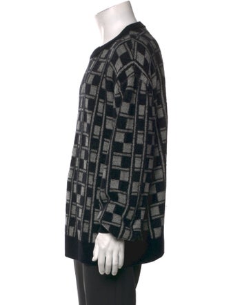 Zankov Merino Wool Plaid Print Pullover