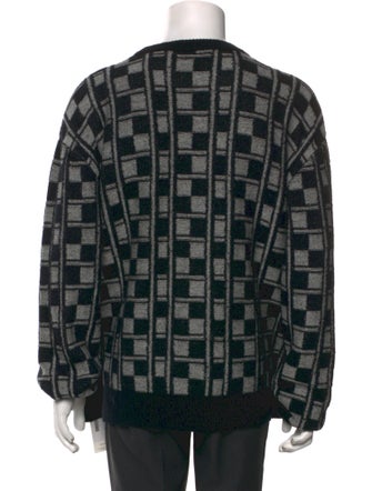 Zankov Merino Wool Plaid Print Pullover
