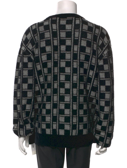 Zankov Merino Wool Plaid Print Pullover