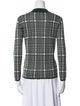 Zankov Plaid Print Long Sleeve Button-Up Top