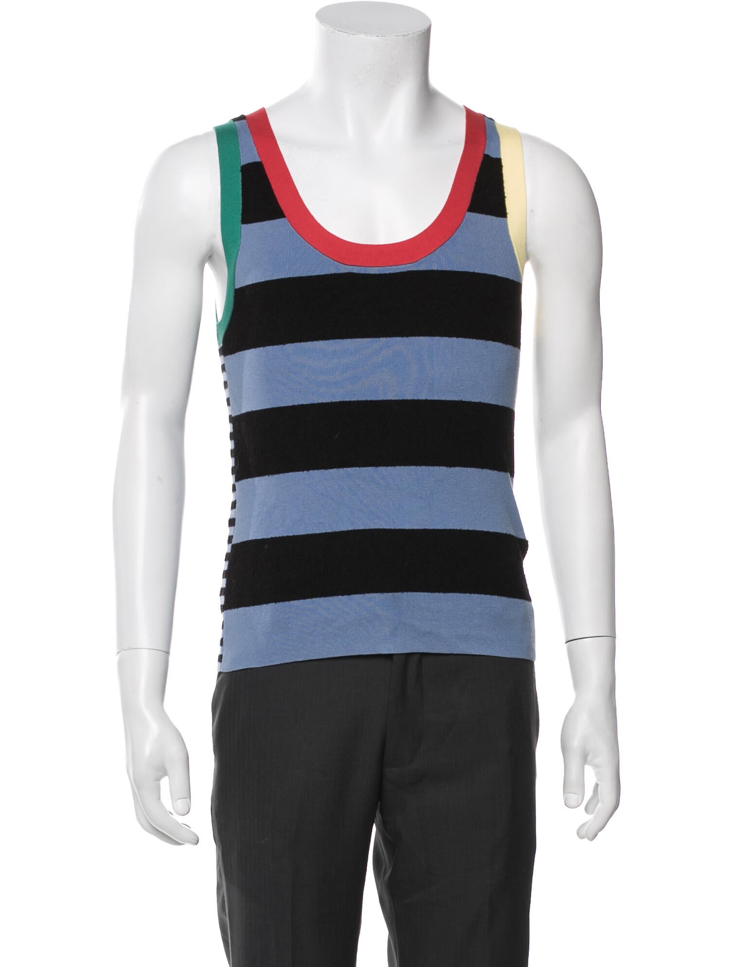 Zankov Striped Scoop Neck Tank w/ Tags