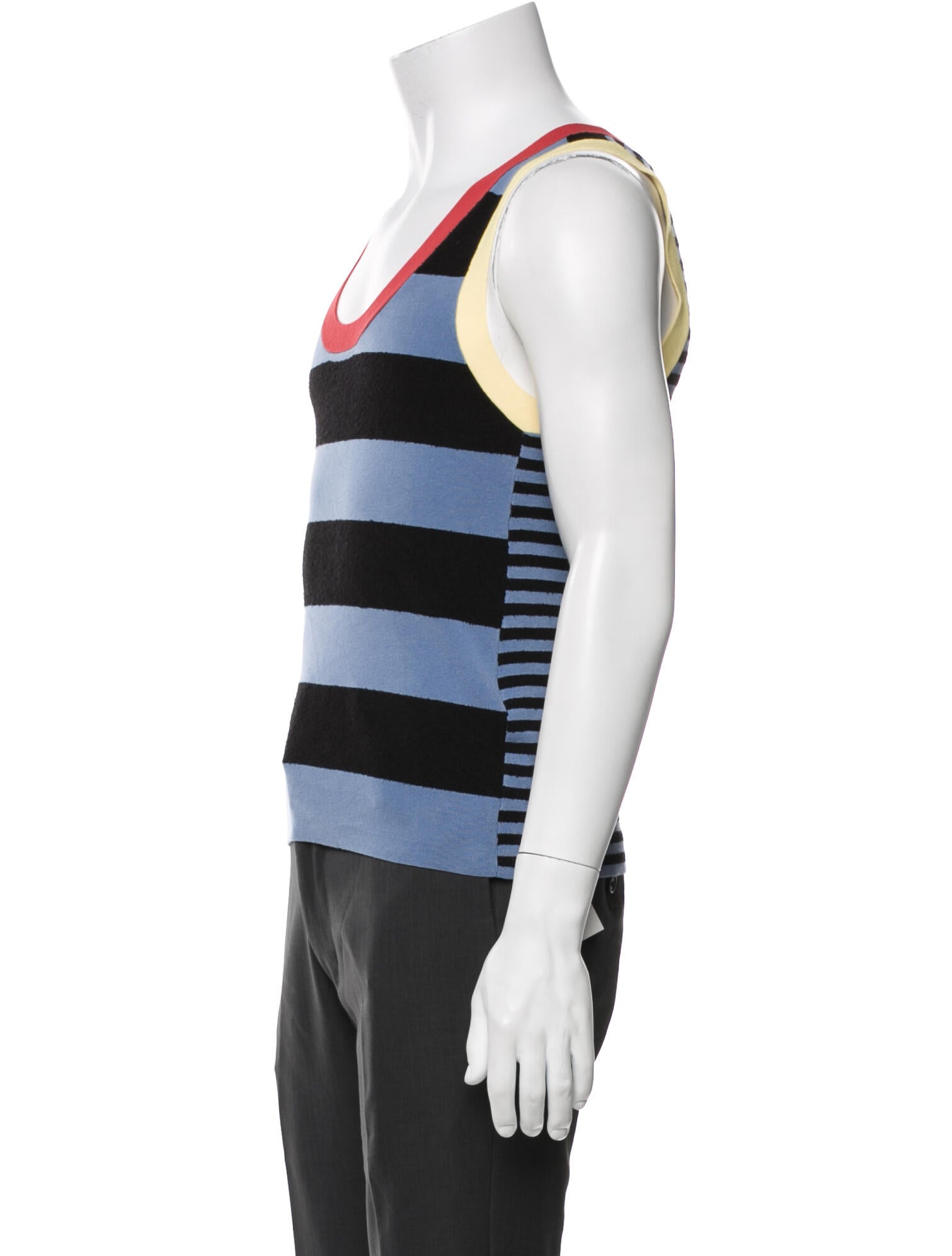 Zankov Striped Scoop Neck Tank w/ Tags