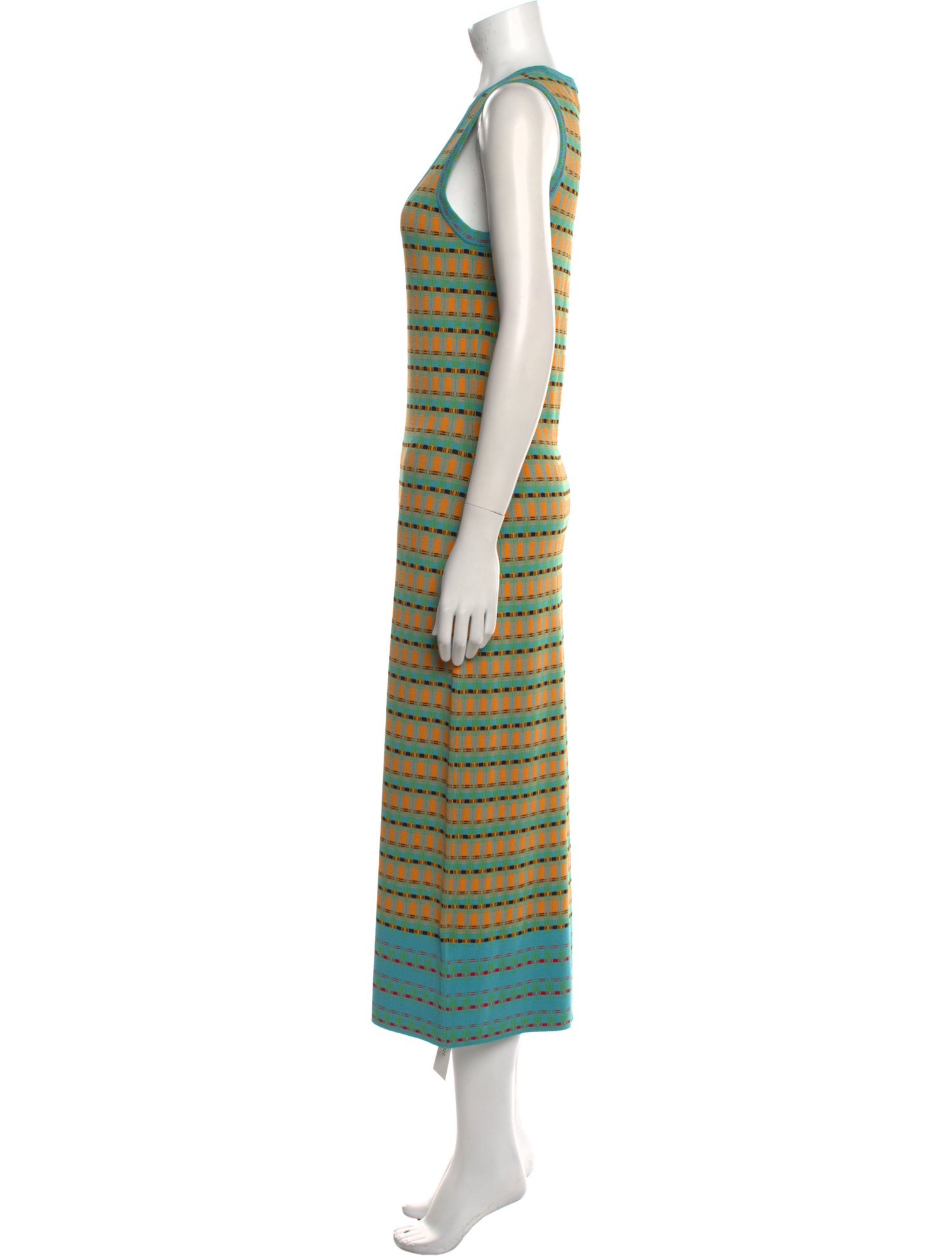 Zankov Striped Long Dress