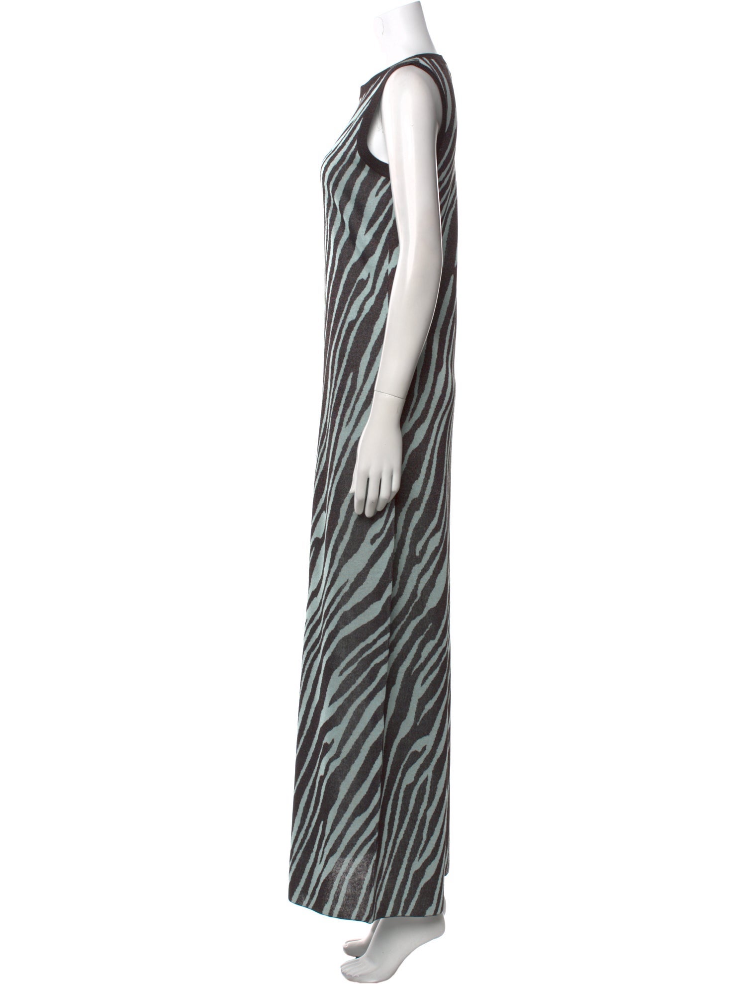 Zankov Striped Long Dress