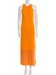 Zankov Colorblock Pattern Long Dress