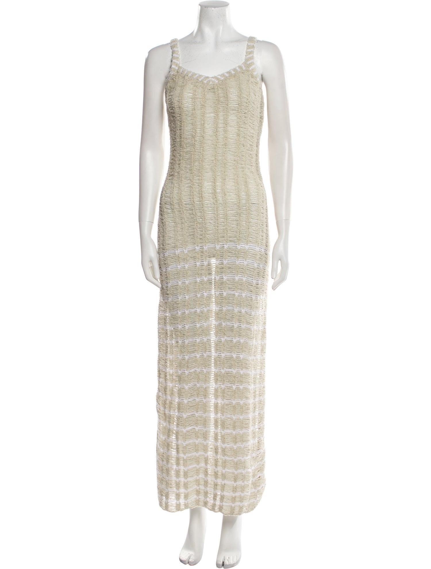 Zankov Scoop Neck Long Dress