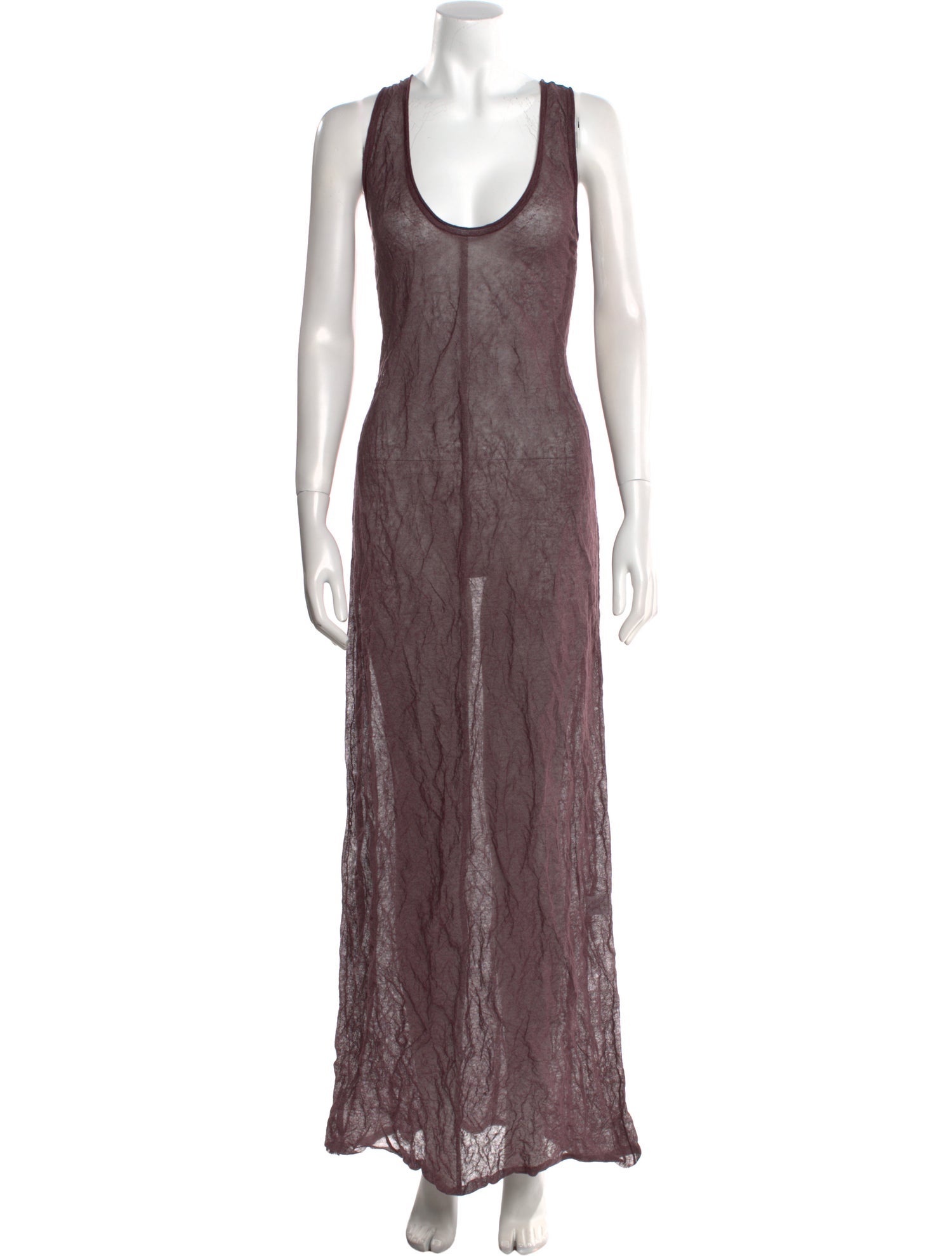 Zankov Scoop Neck Long Dress