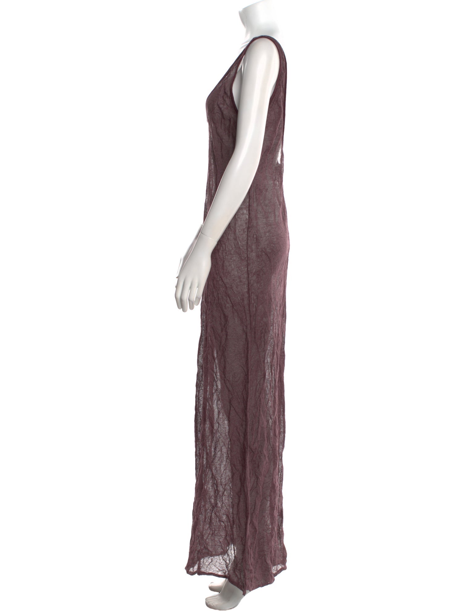 Zankov Scoop Neck Long Dress