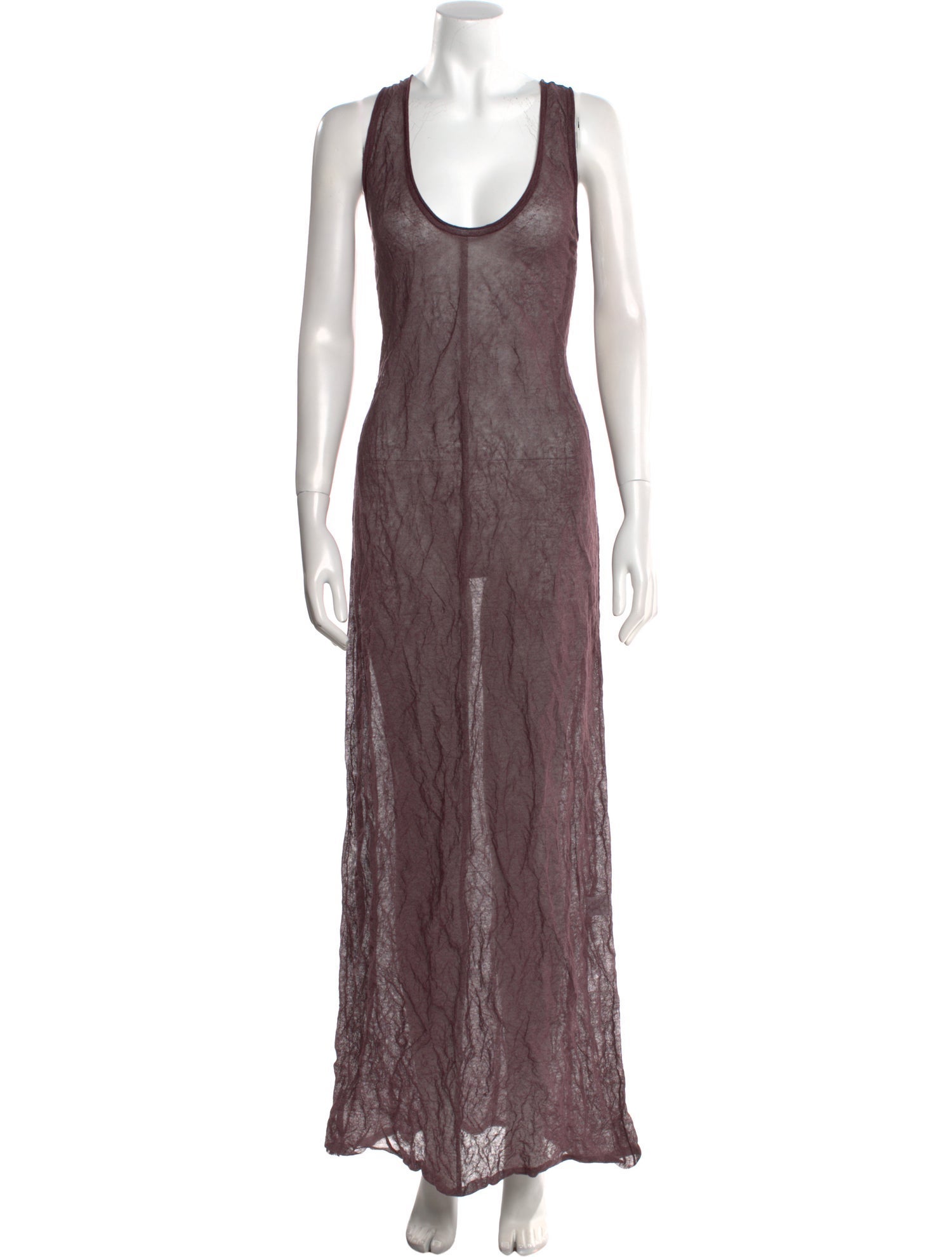 Zankov Scoop Neck Long Dress