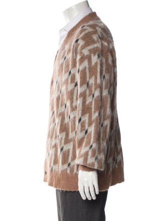 Zankov Printed V-Neck Cardigan