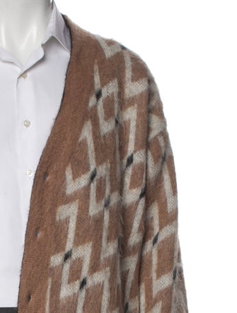 Zankov Printed V-Neck Cardigan