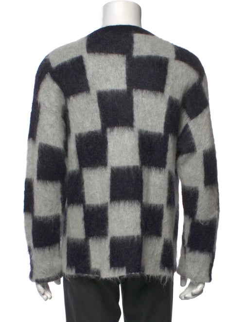 Zankov Plaid Print Crew Neck Pullover