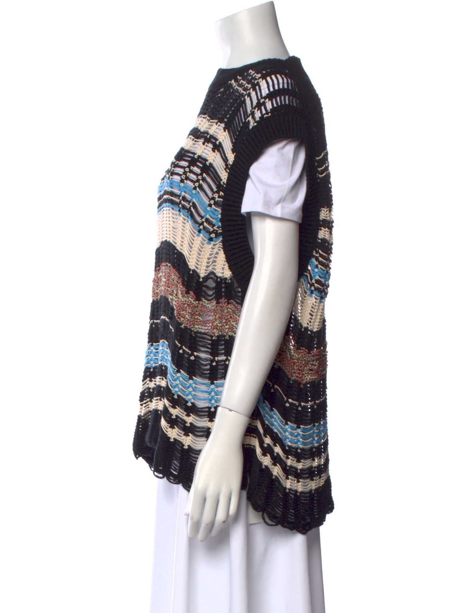 Zankov Striped Crew Neck Sweater w/ Tags