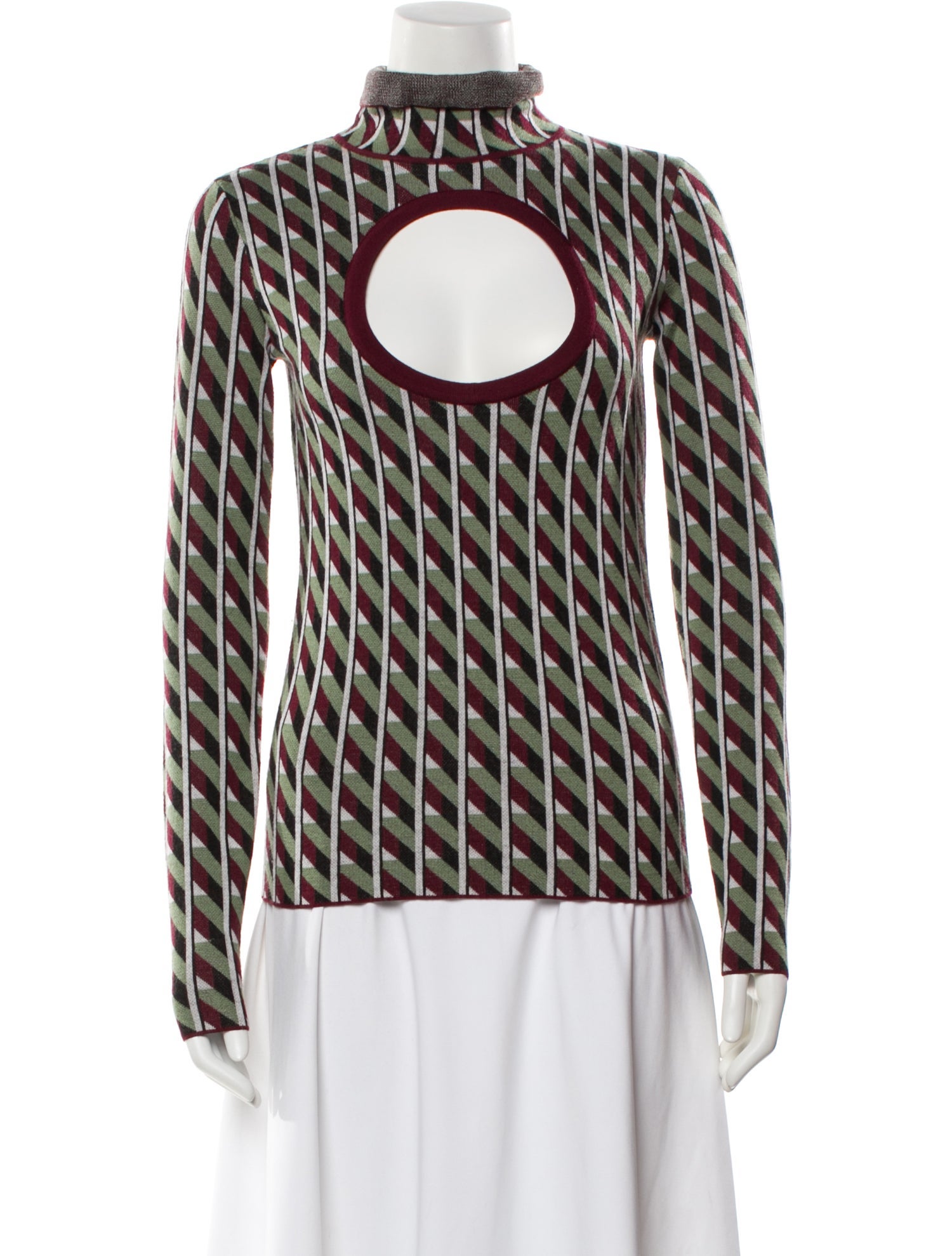 Zankov Wool Printed Sweater w/ Tags