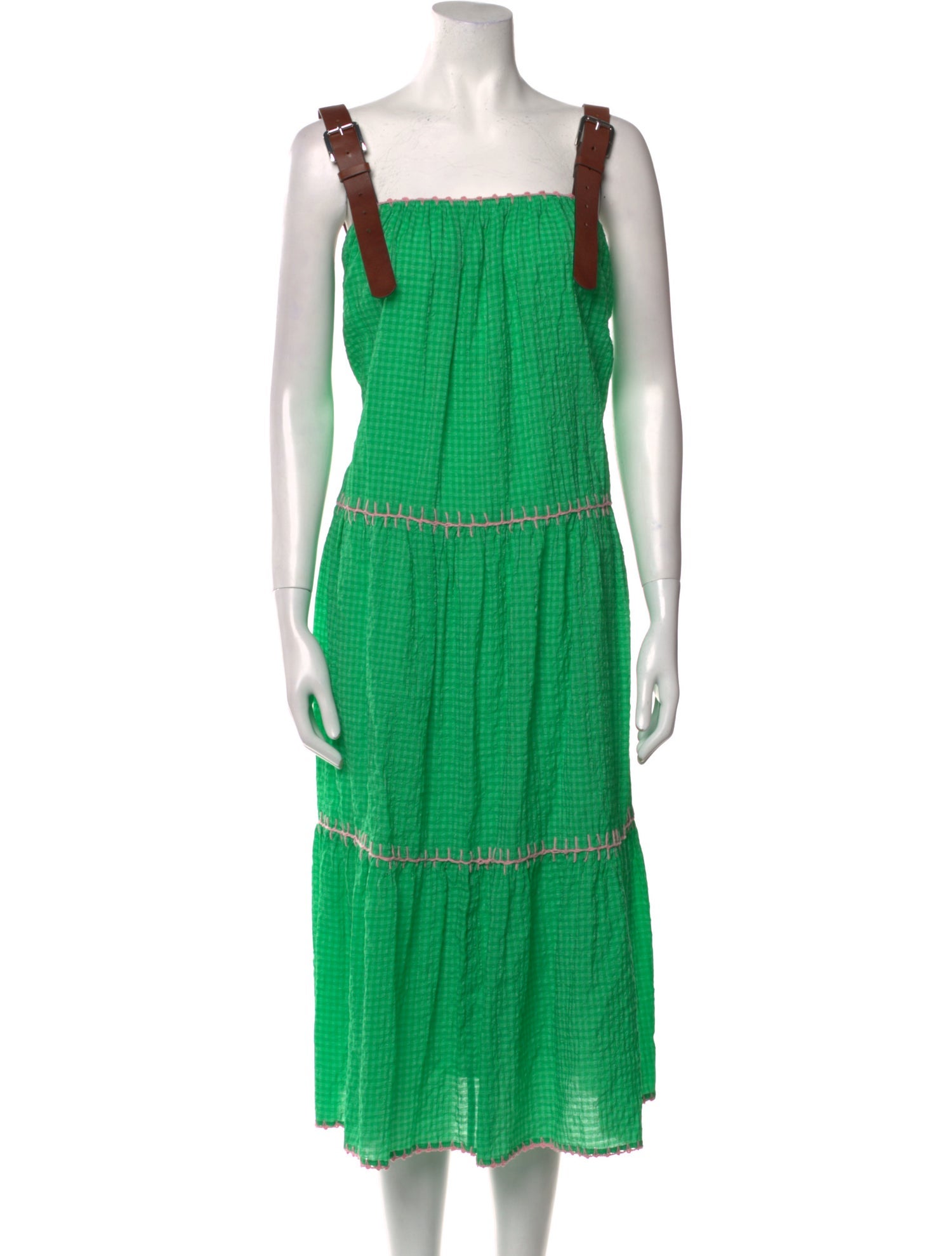 Zayan The Label Square Neckline Long Dress