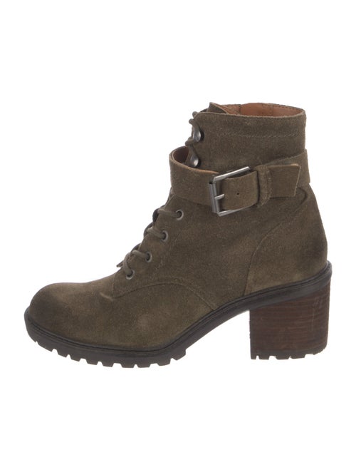 Zodiac Suede Lace-Up Boots