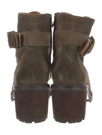 Zodiac Suede Lace-Up Boots