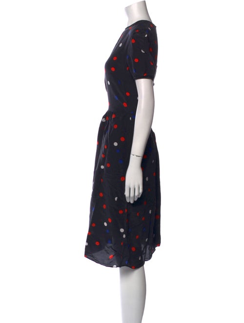 Être Cécile Silk Knee-Length Dress