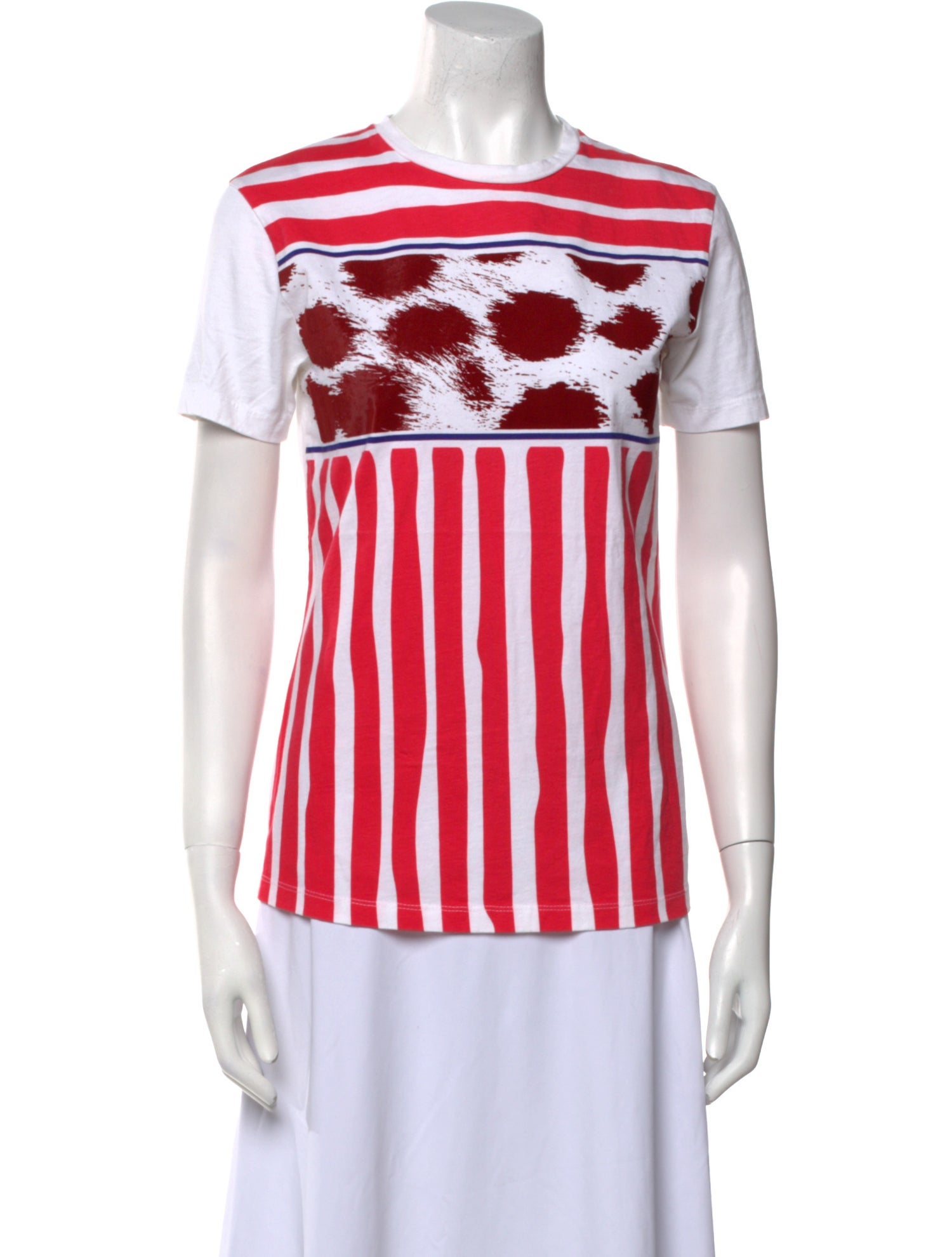 Être Cécile Striped Crew Neck T-Shirt