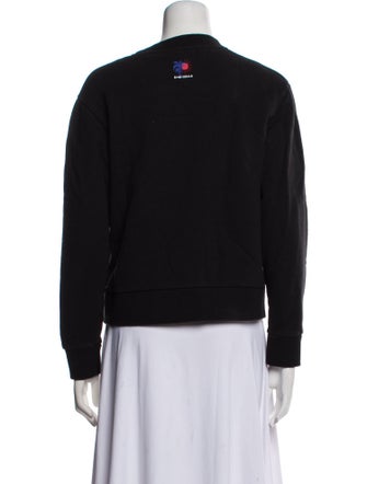 Être Cécile Graphic Print Crew Neck Sweatshirt