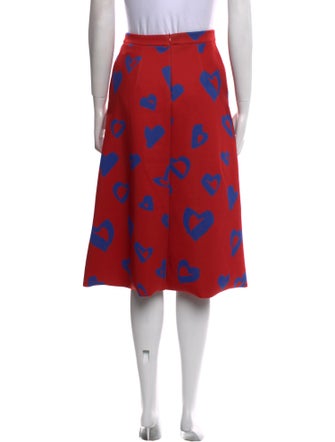 Être Cécile Printed Knee-Length Skirt