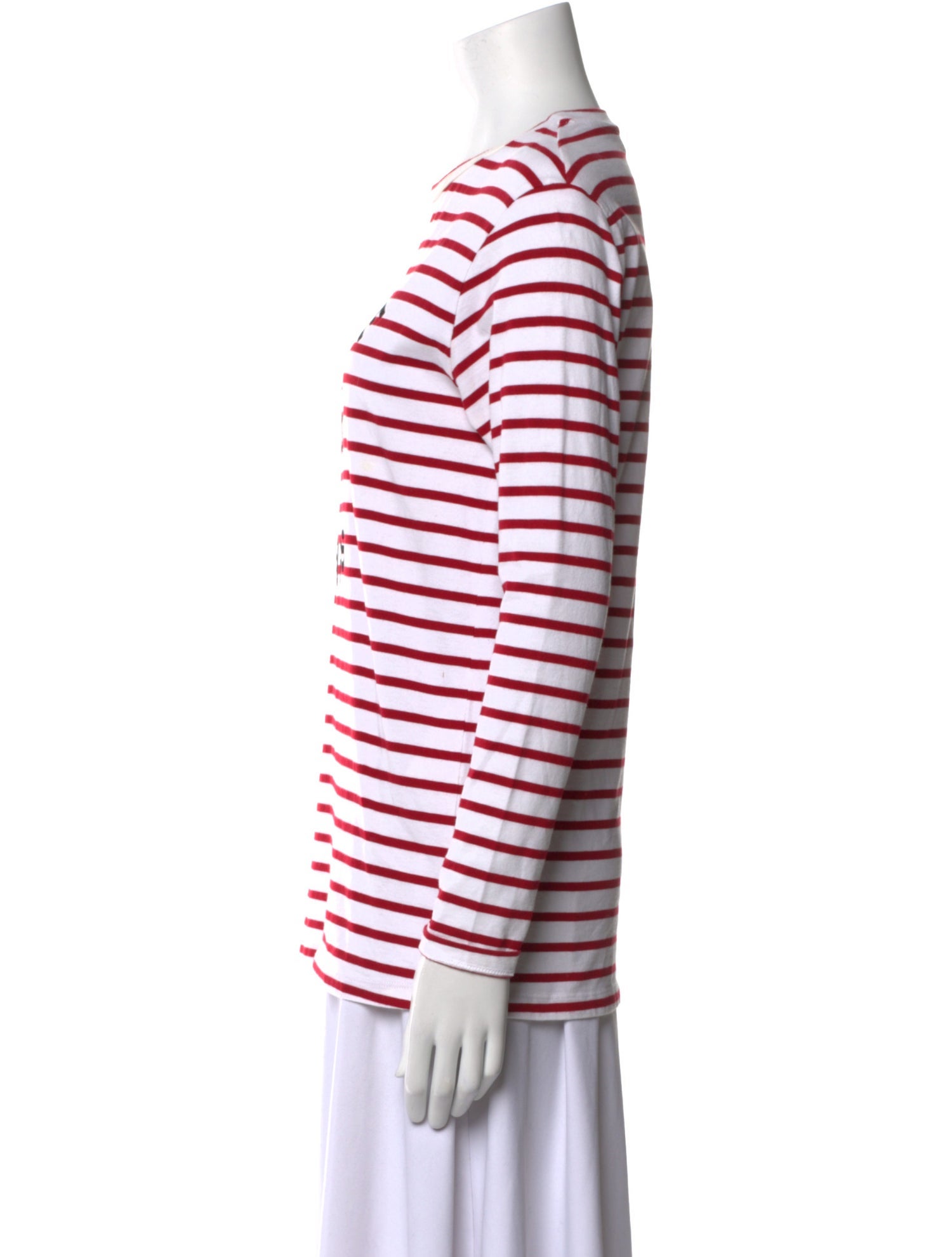 Être Cécile Striped Crew Neck T-Shirt