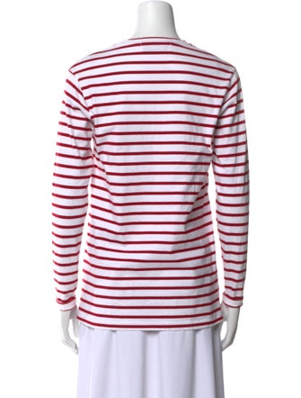 Être Cécile Striped Crew Neck T-Shirt