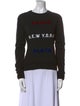 Être Cécile Graphic Print Crew Neck Sweatshirt