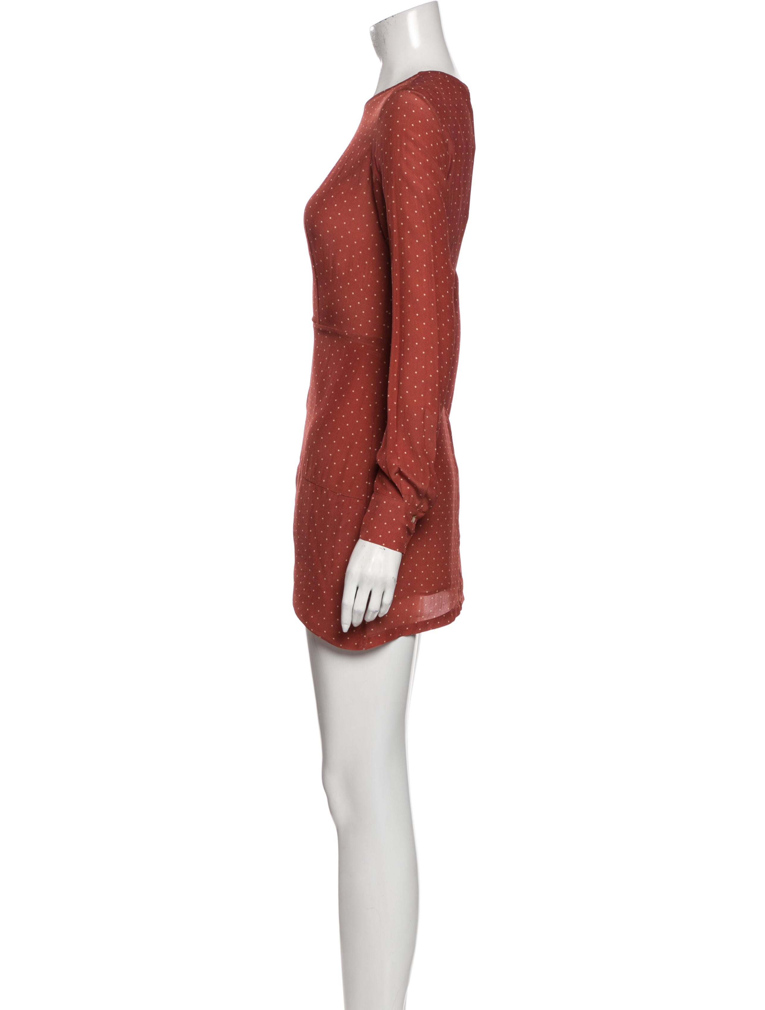 Zeynep Arçay Polka Dot Print Mini Dress