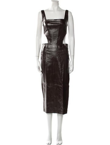 Zeynep Arçay Dresses Lambskin Long Dress Us2, Fr34 | XS